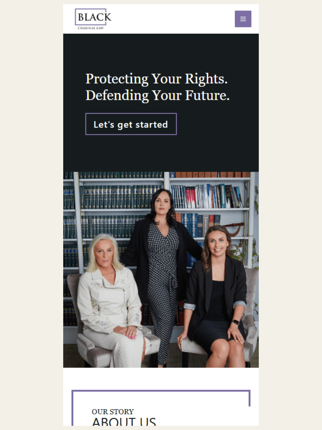 Black Criminal Law hero vertical