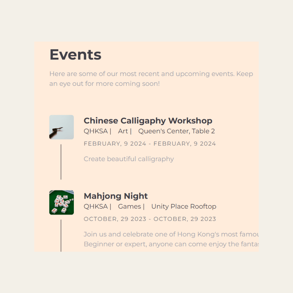 QHKSA events